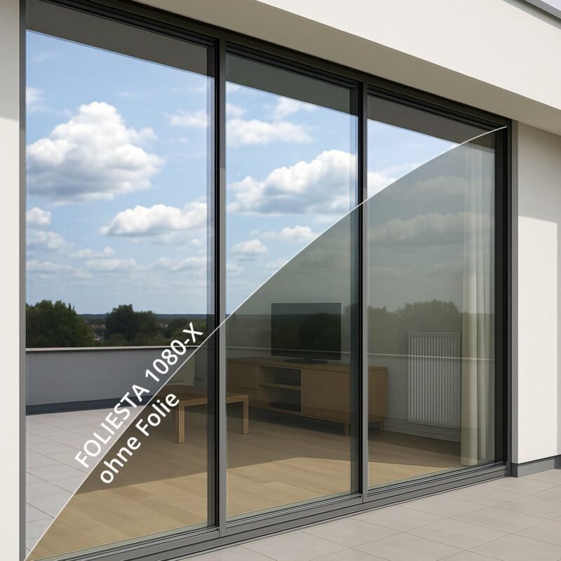 Sonnenschutzfolie FOLIESTA 1080-X silber dunkel – Bild 2