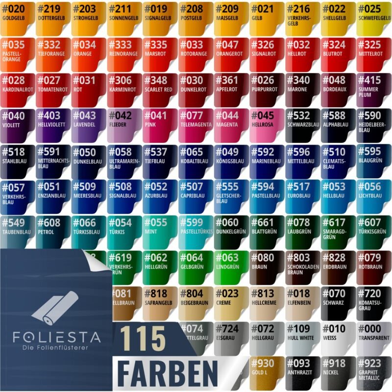 Plotterfolie Oracal 751 Premium gegossen