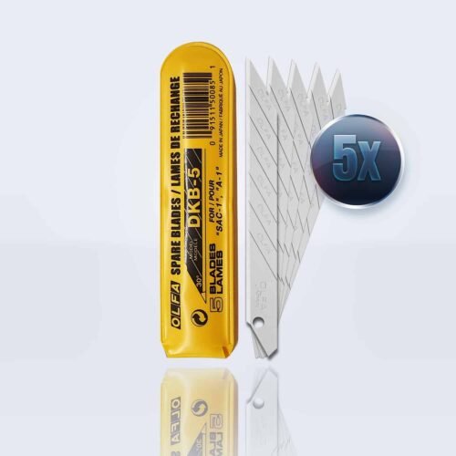 5 Stück Messerstahlklingen Olfa DKB5 30° (für Cuttermesser SAC-1)