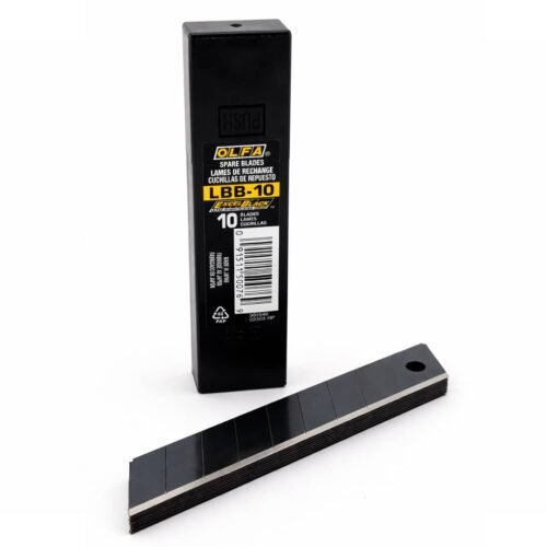 10 STÜCK CARBONSTAHLKLINGEN OLFA LBB-10 59° (FÜR CUTTERMESSER MXP-AL)